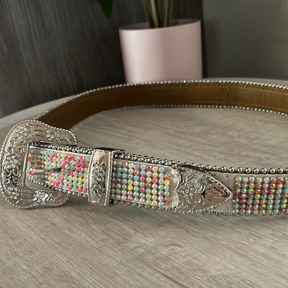 Rhinestones Western Belt - Picture 5 of 14